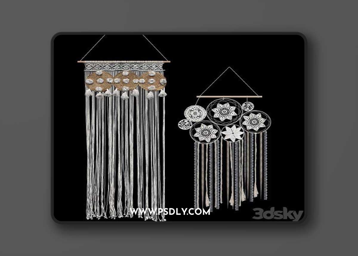 Macrame Set Dream Catcher 2 Models