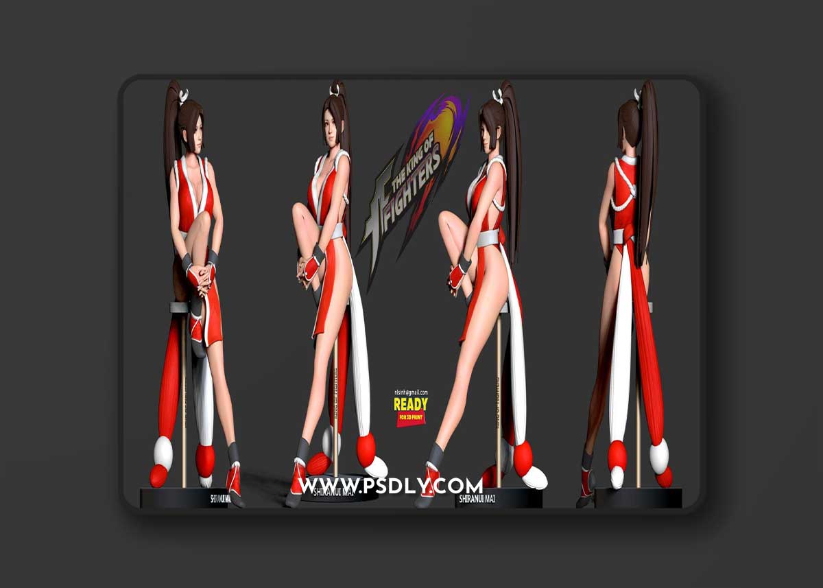 Mai Shiranui - King of Fighters – 3D Print Model