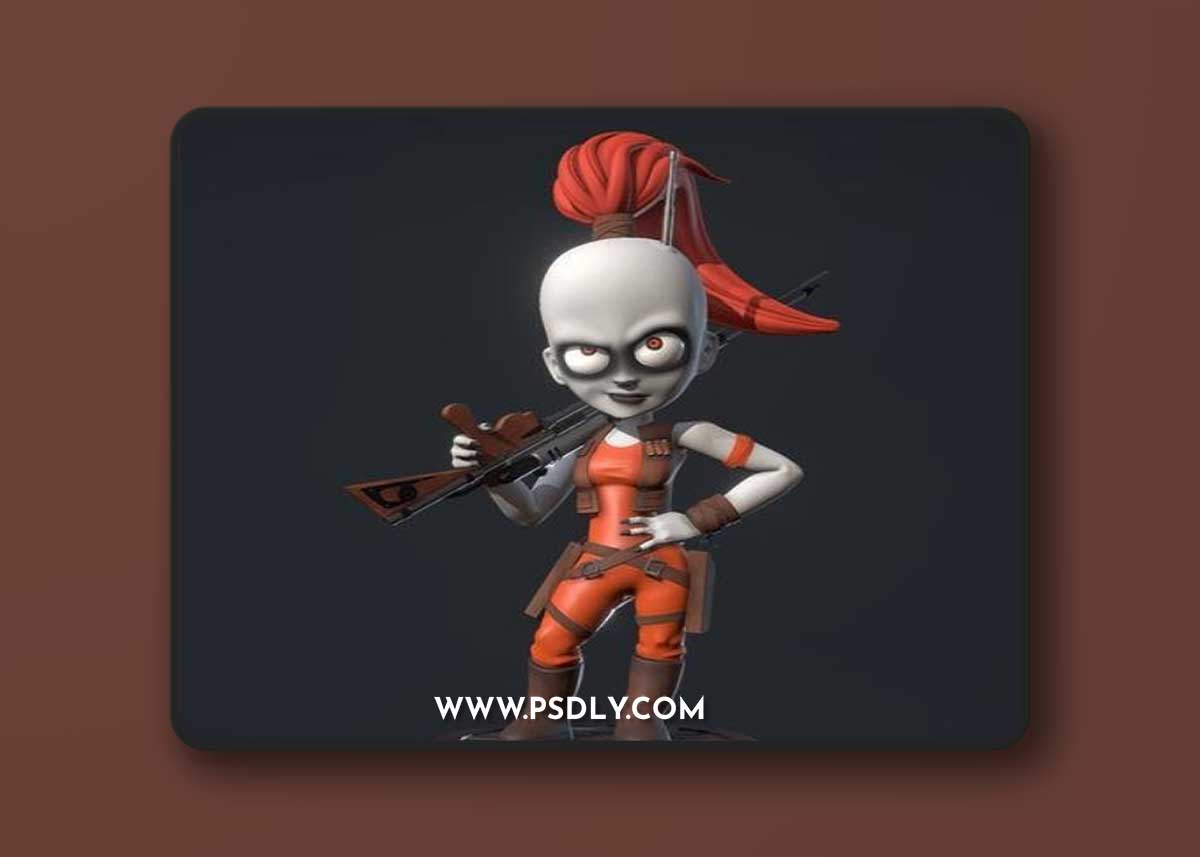 Mini Aurra Sing Star Wars – 3D Print Model