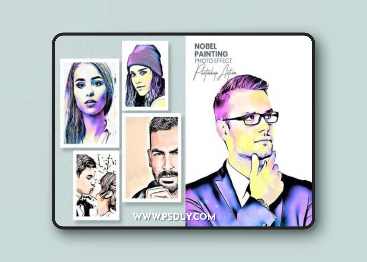 Nobel Painting Photoshop Actions