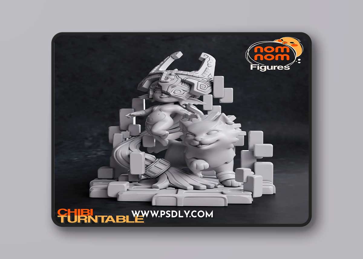 Nomnom Figures - Midna – 3D Print Model