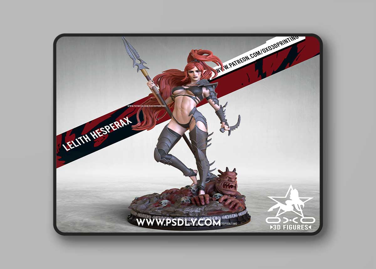OXO3D - Lelith Hesperax from War Hammer 40K – 3D Print Model