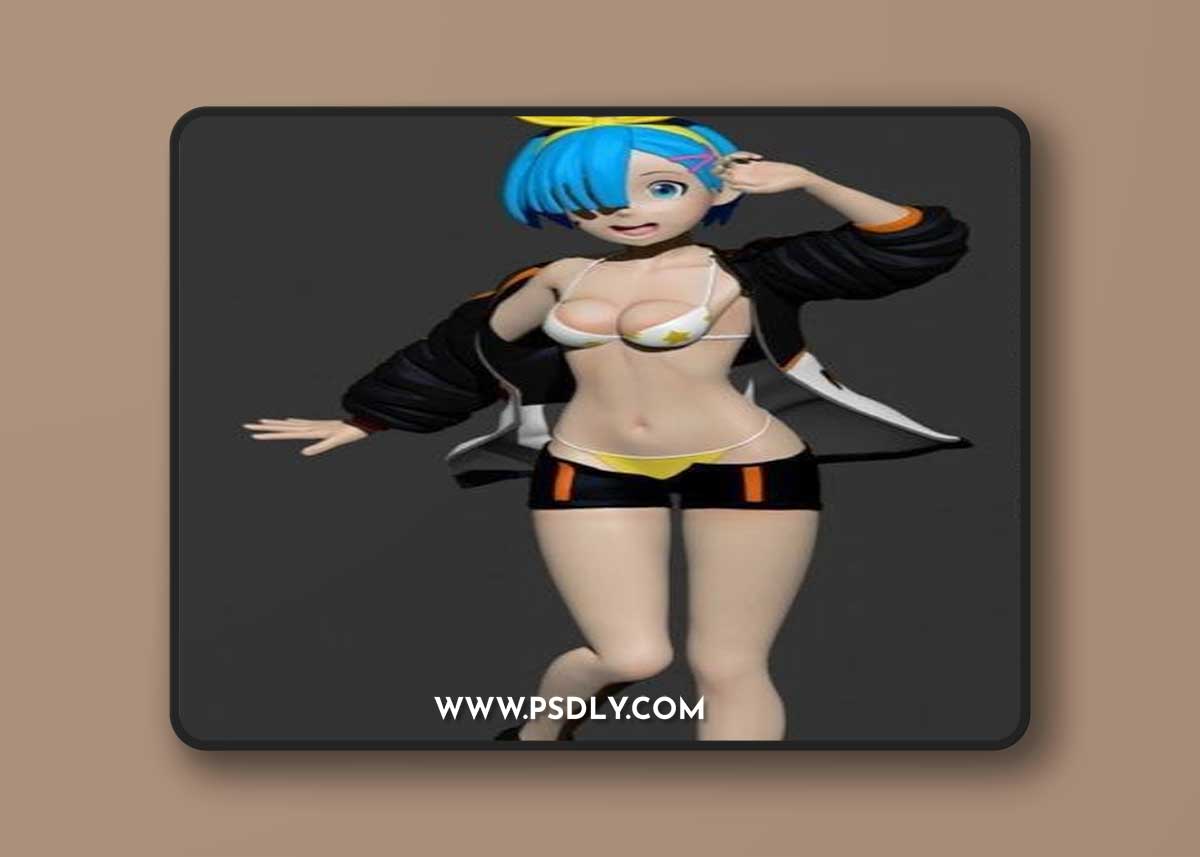 Rem - ReZero – 3D Print Model