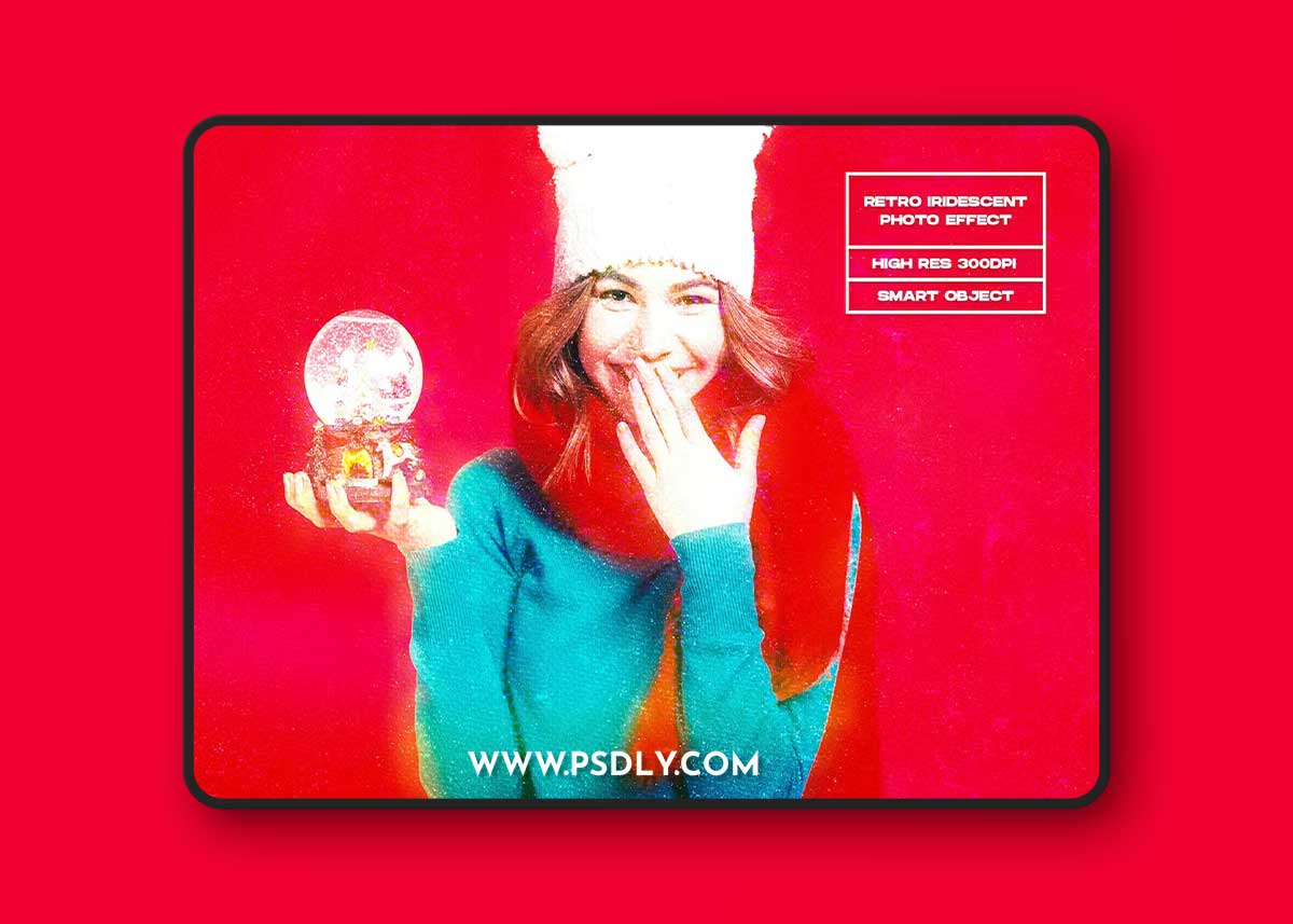 Retro Iridescent Photo Effect 4L2F5LU