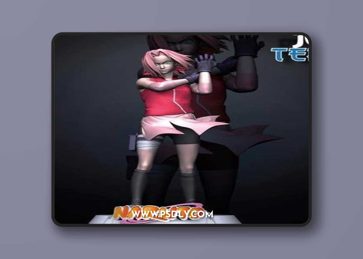 Sekai - Sakura Sculpture and Bust – 3D Print Model
