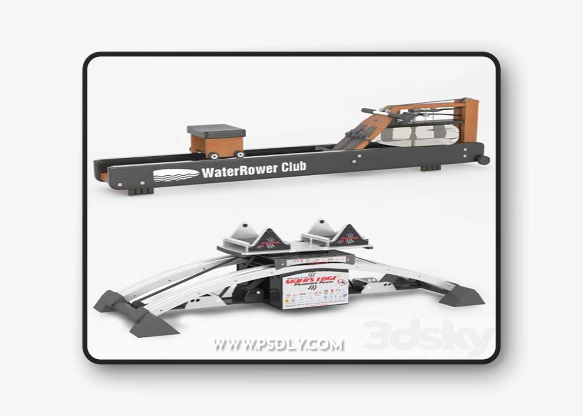 Trainers Water Rower Club and Skier`s Edge