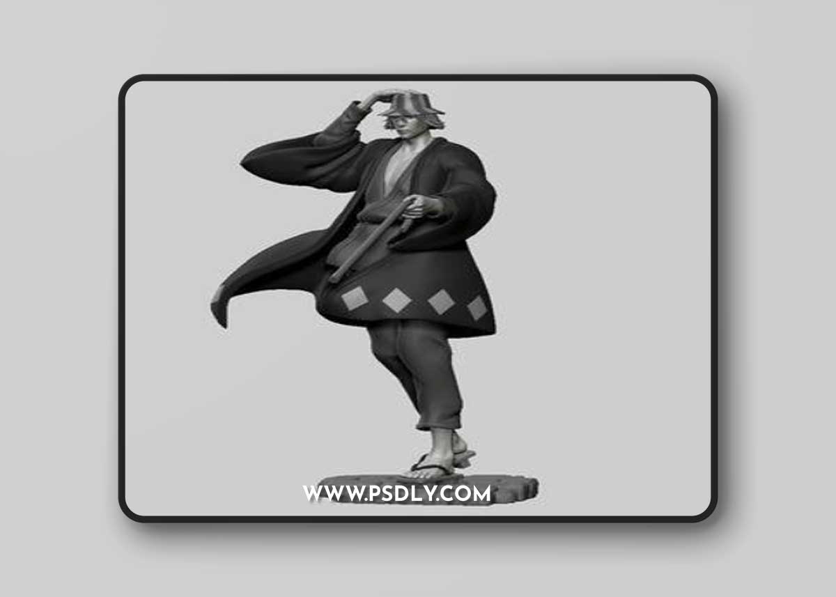 Urahara Kisuke from Bleach – 3D Print Model
