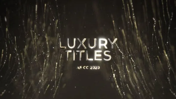 Videohive Luxury Glitter Streaks Titles 47539829