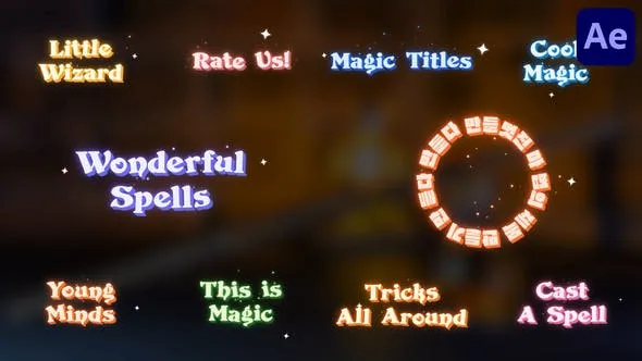 Videohive Magic Titles for After Effects 47437295