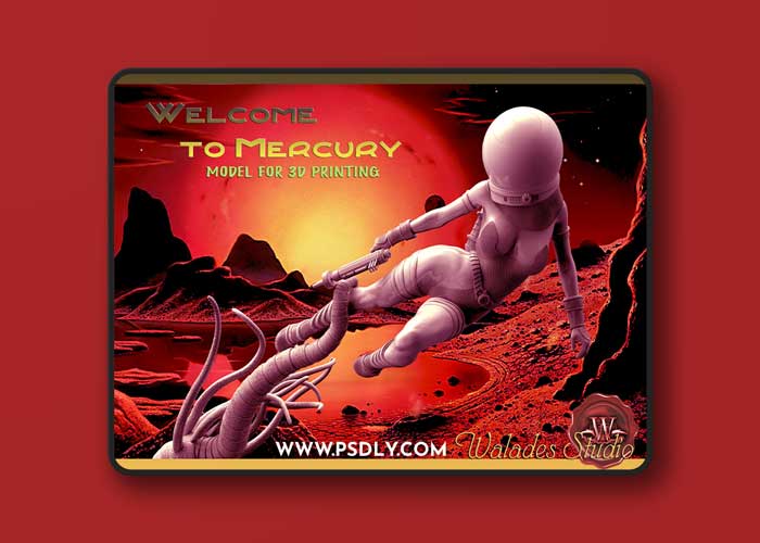 Walades Studio - Welcome to Mercury – 3D Print Model