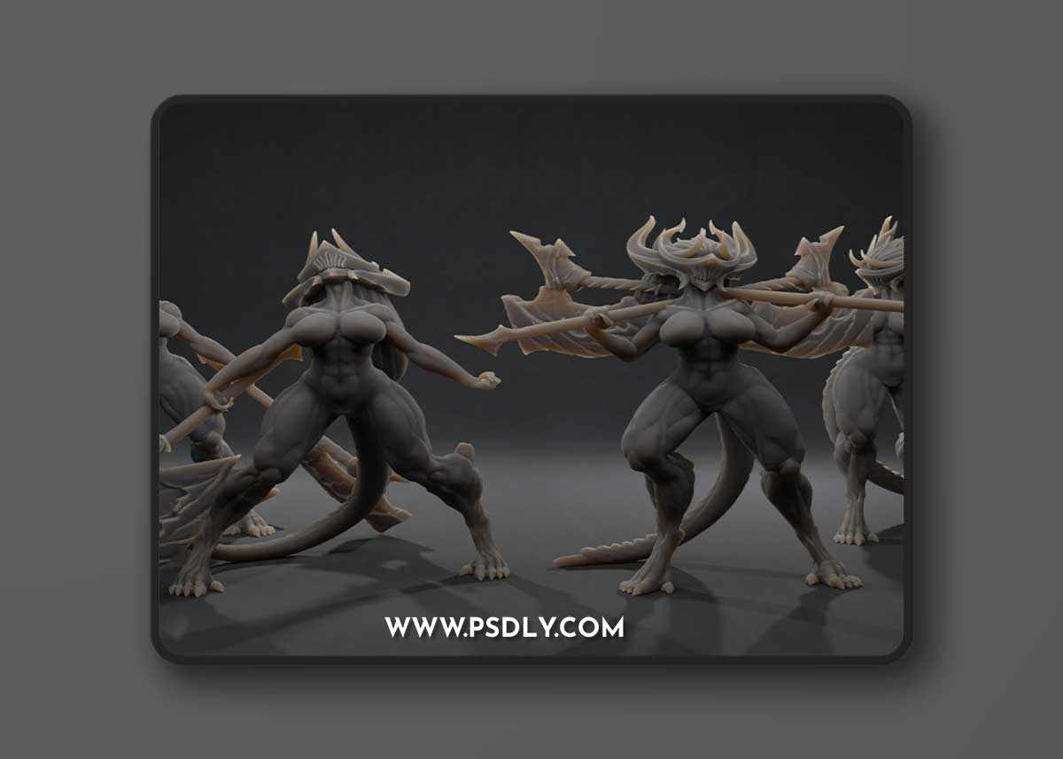 Warrior Demon – 3D Print Model