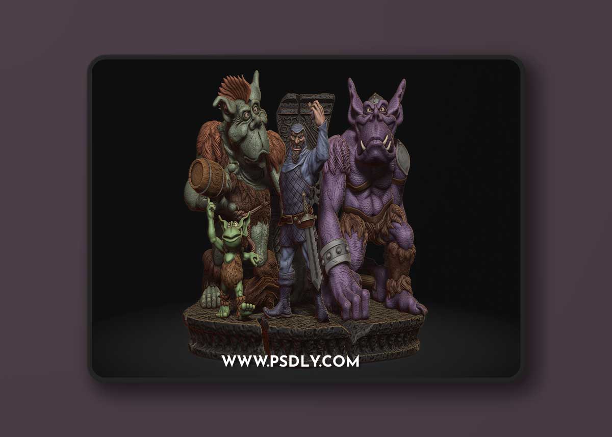 Igthorn, Toadie, Gad and Zook Got the Juice – 3D Print Model