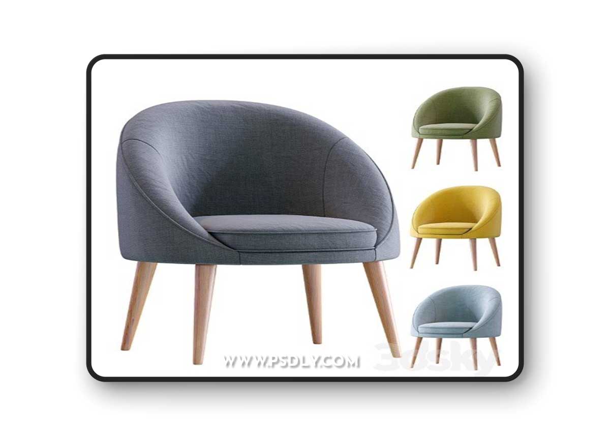 Oreved Armchair By Jysk (4 color version)