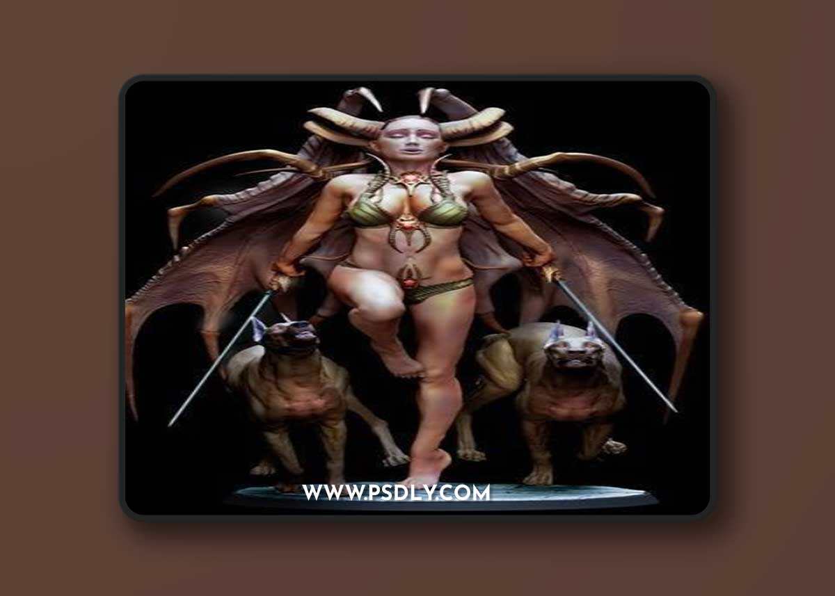 Printomancer - Abere with dogs – 3D Print Model