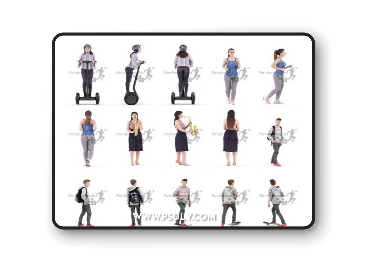Render People 3d models Collection