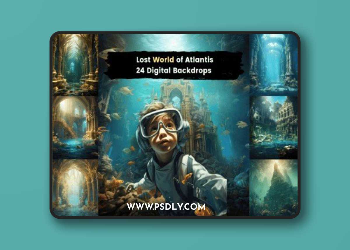 Underwater Digital Backdrops