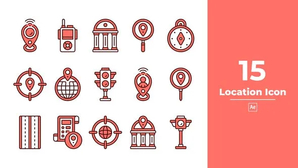 Videohive Location Icon After Effect 47927290