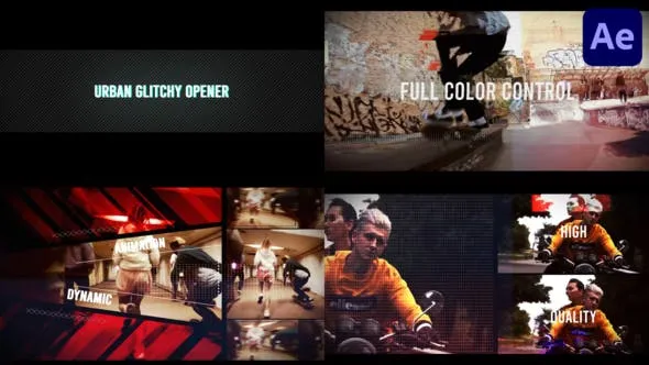 Videohive Urban Glitchy Opener for After Effects 47814744