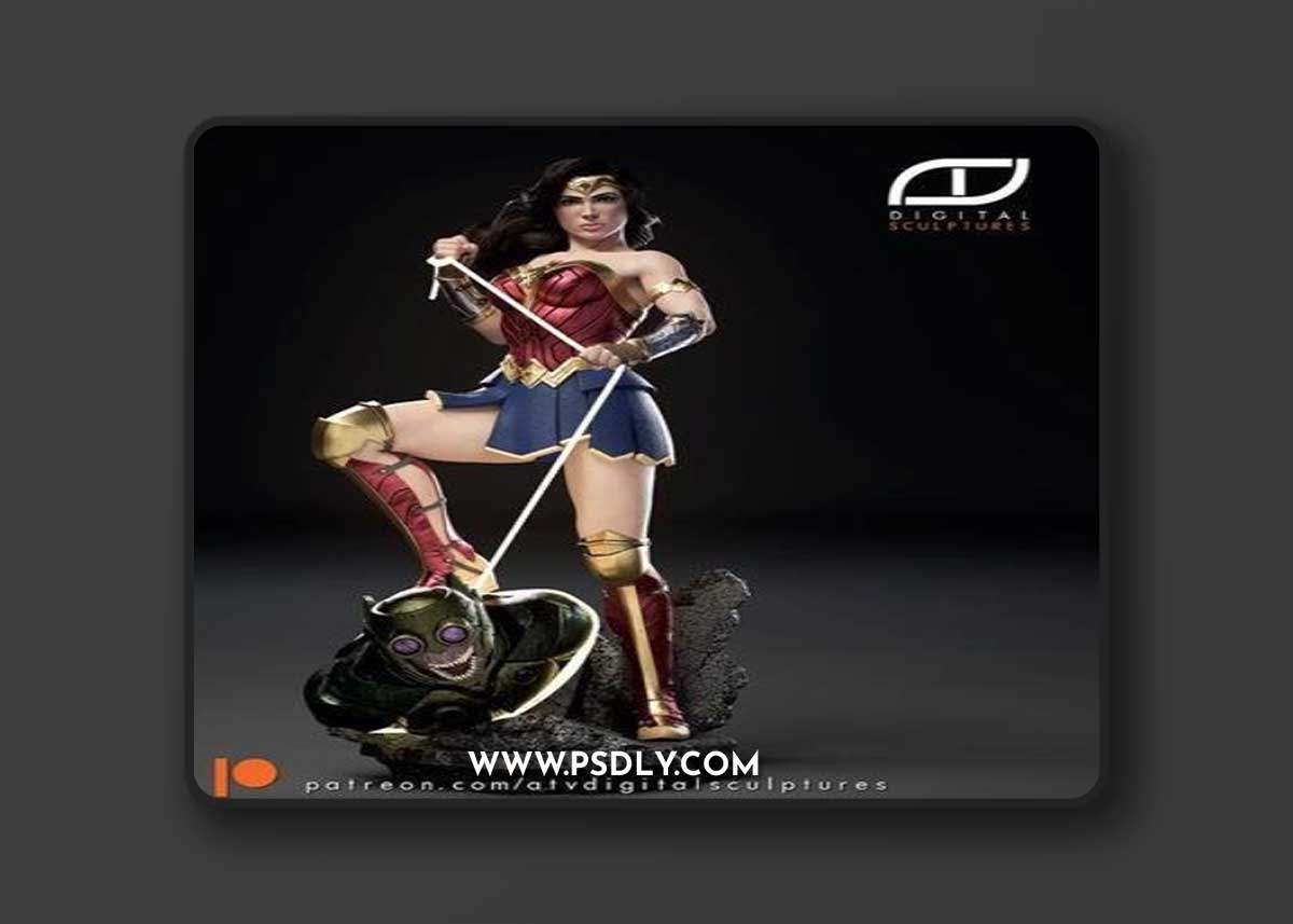 ATV Digital Sculptures - Wonder Woman – 3D Print Model