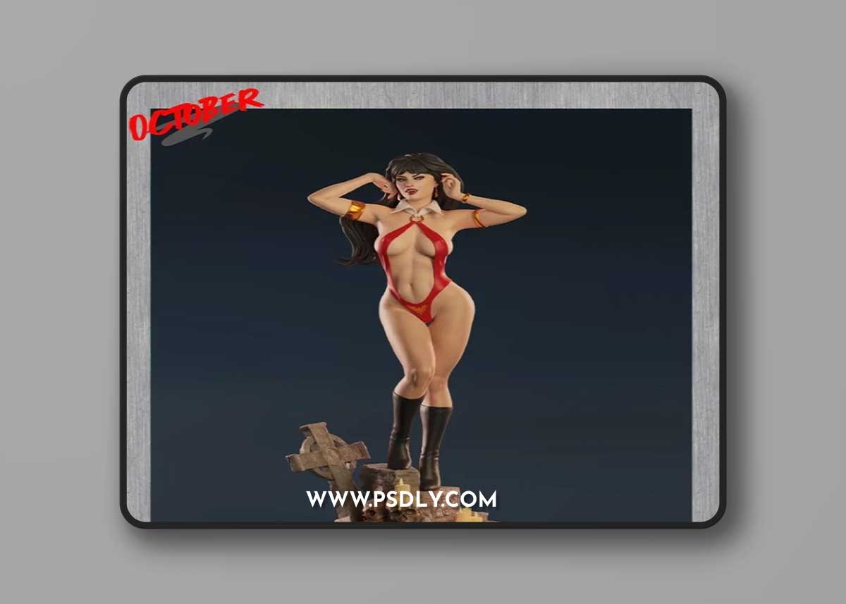 Abe3d - Vampirella – 3D Print Model