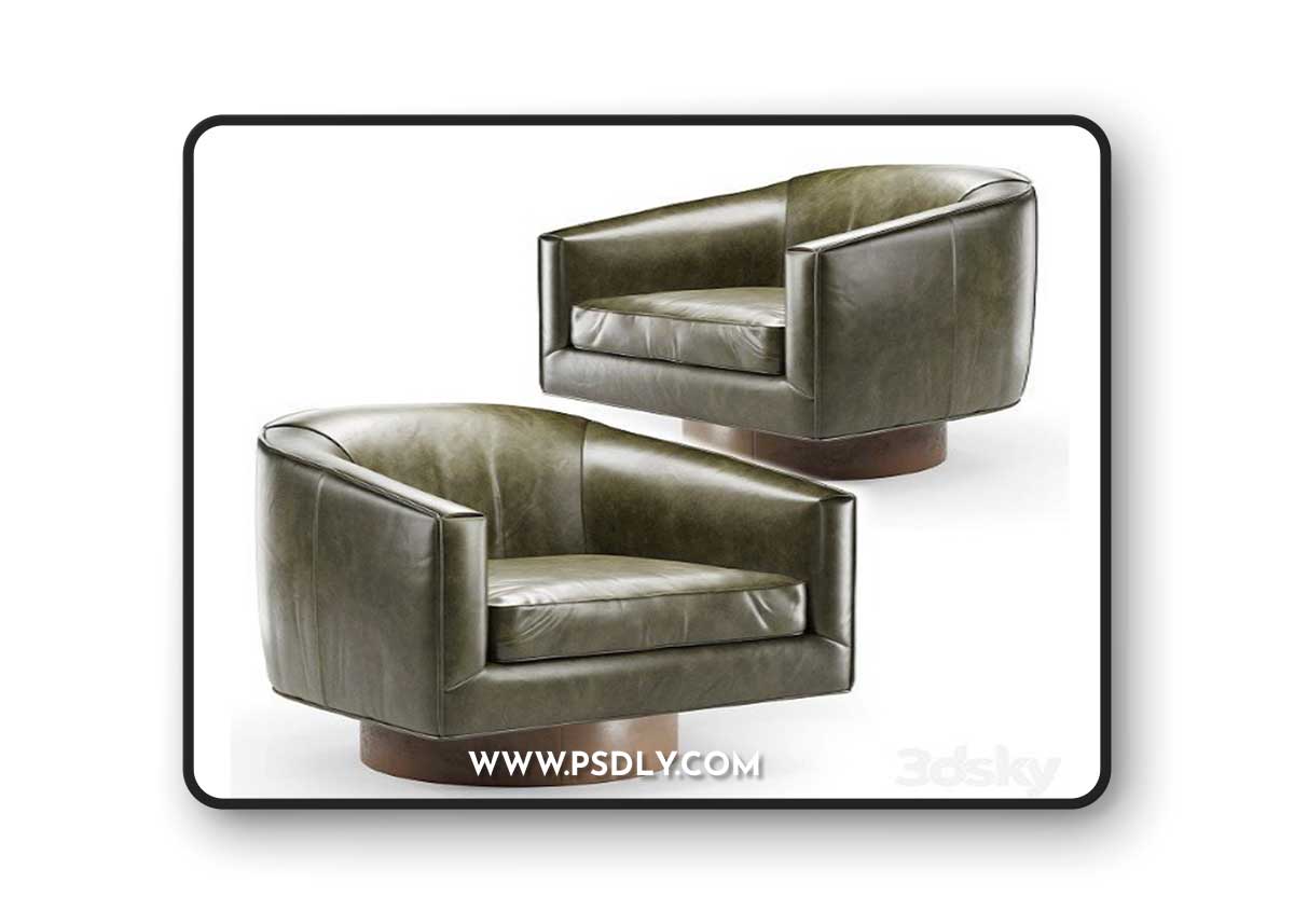 Armchair Bianca Return Swivel