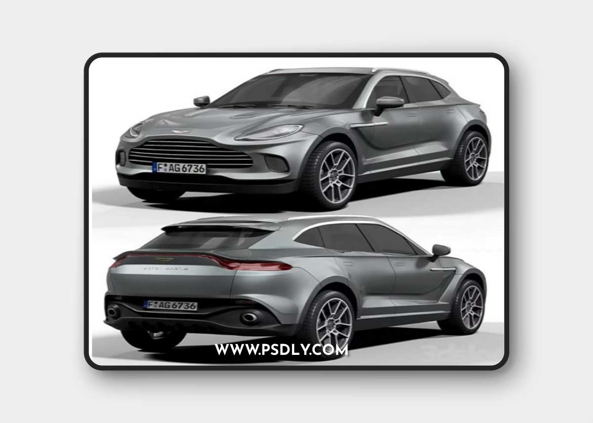 Aston Martin DBX 3D Model