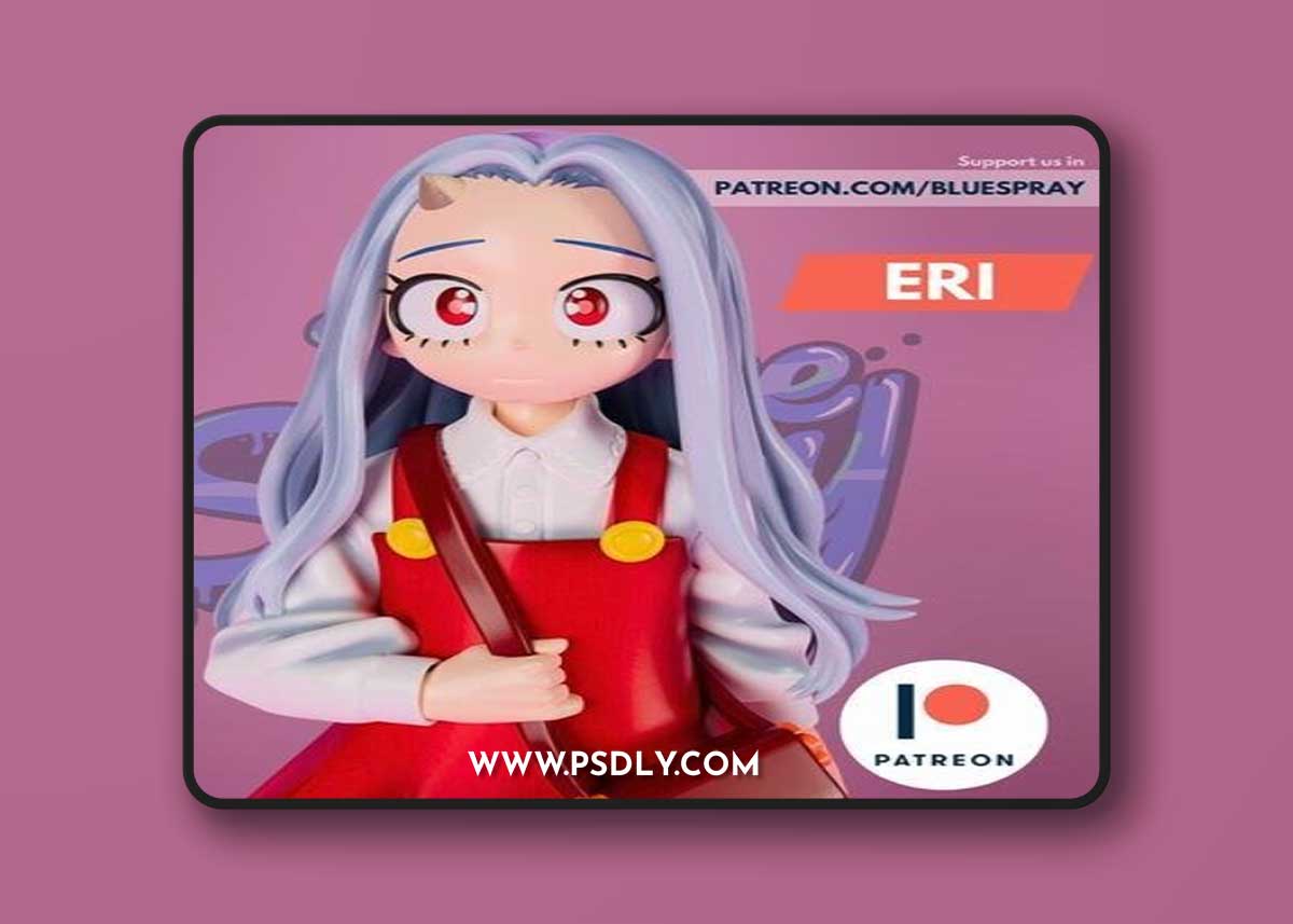 Blue Spray - Eri Sculpture My Hero Academia – 3D Print Model