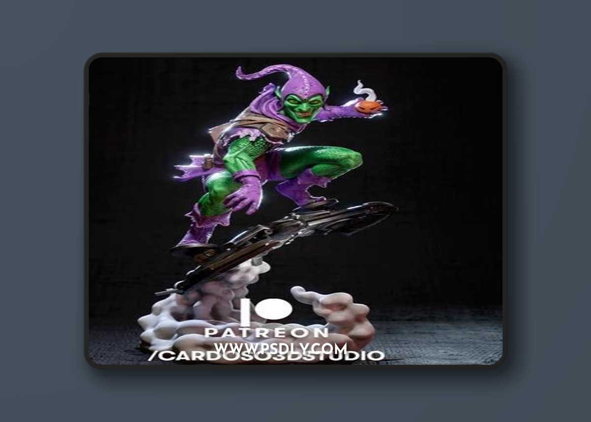 Cardoso 3d Studio - Green Goblin Statue – 3D Print Model
