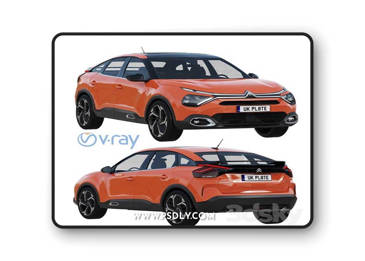 Citroen C4 2021 3D Model