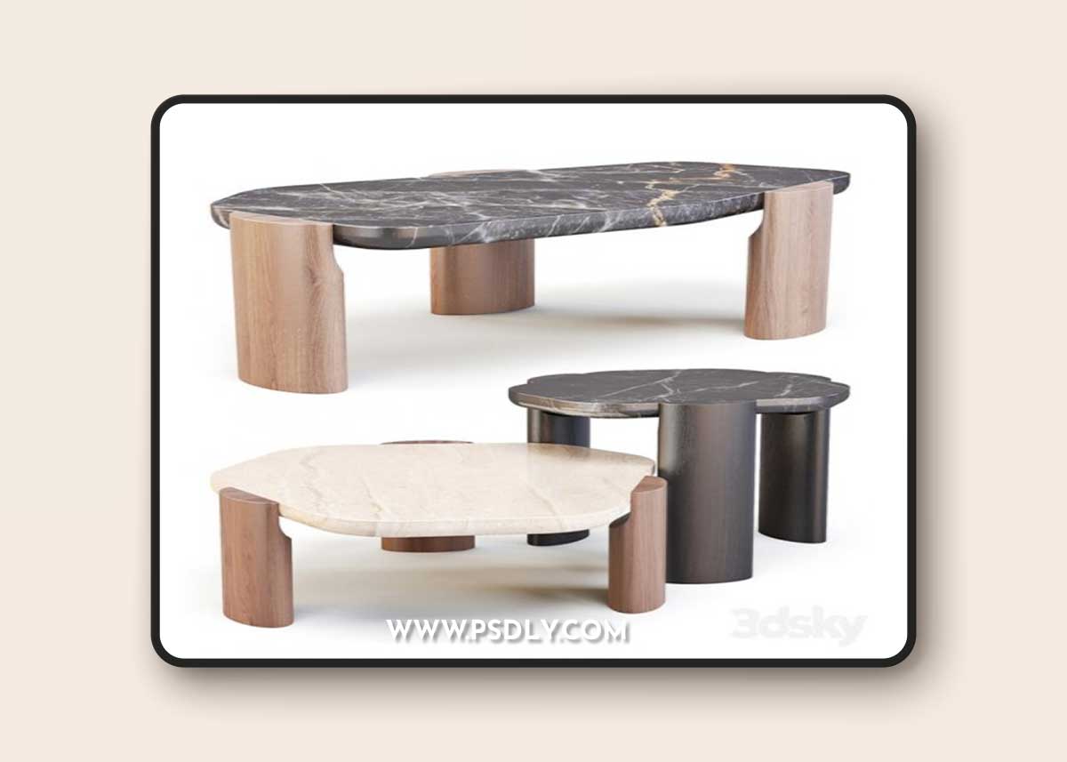 Collection Particuliere LOB Low – Coffee and Side Tables