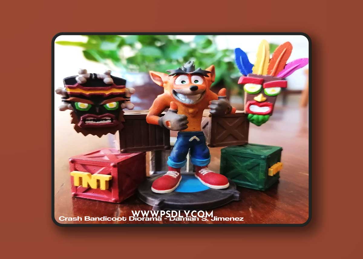 Crash Bandicoot – 3D Print Model
