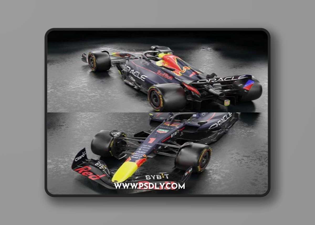 F1 2022 Red Bull RB18 3D Model