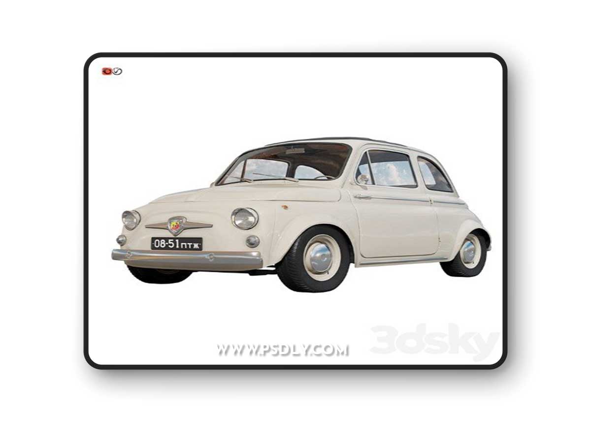Fiat-abarth-500-3D-Model