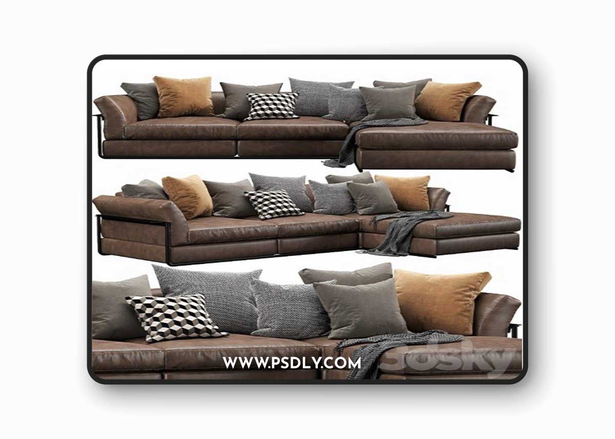 Flexform Zeno Chaise Lounge
