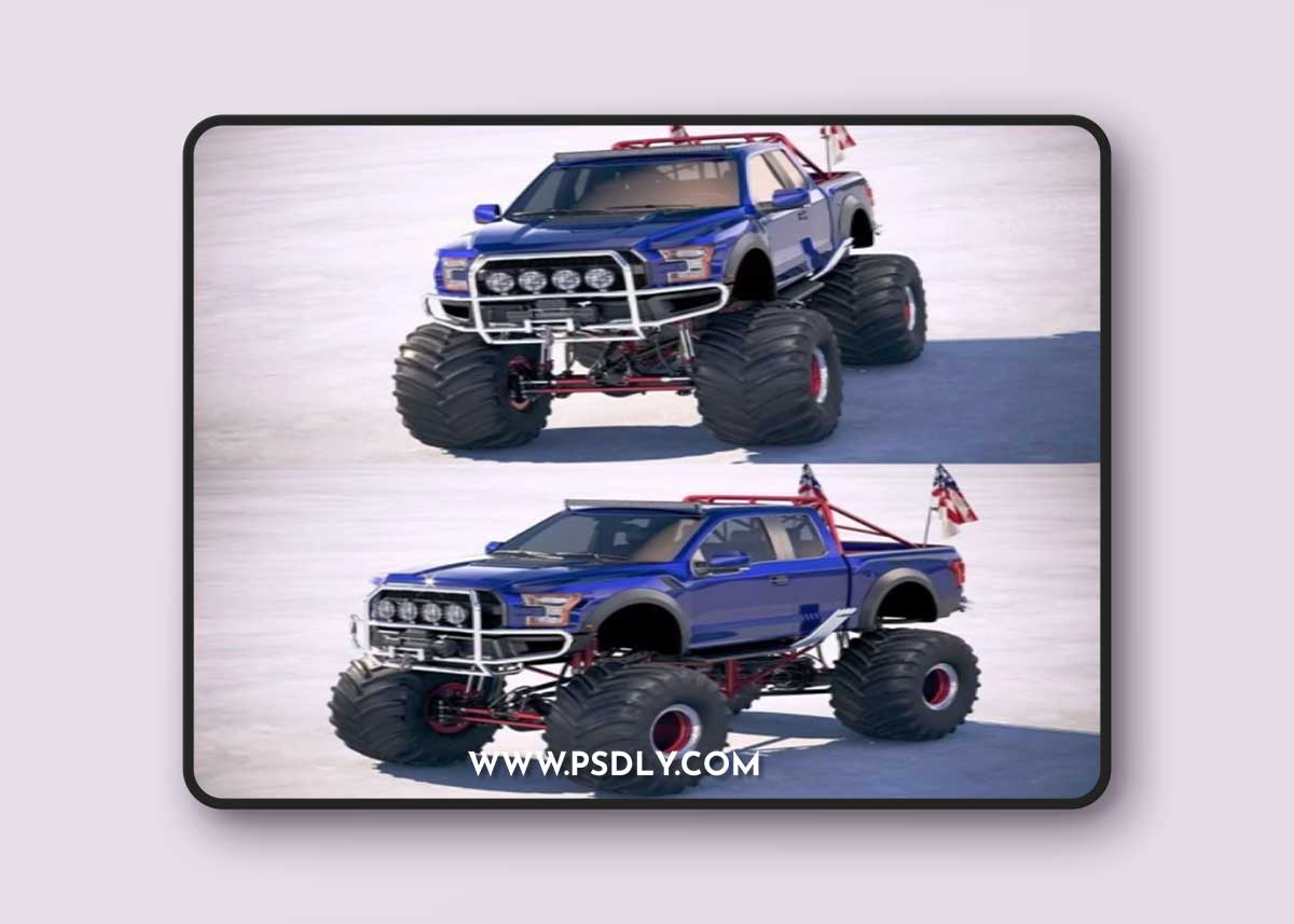 Ford F-150 Raptor Monster Truck 2019