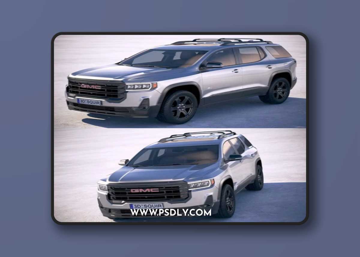 GMC Acadia 2020 3D Model