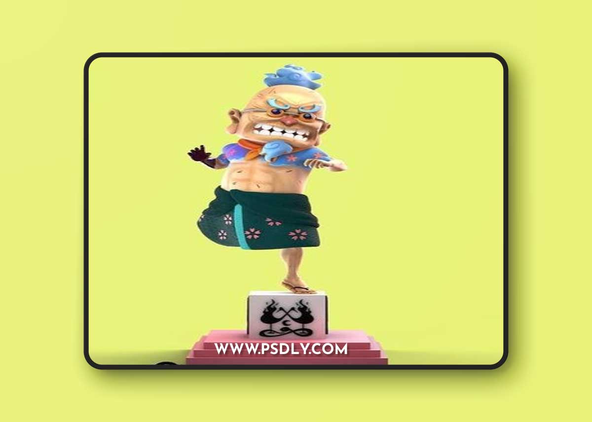 Hyogoro of the Flower One Piece Wano – 3D Print Model