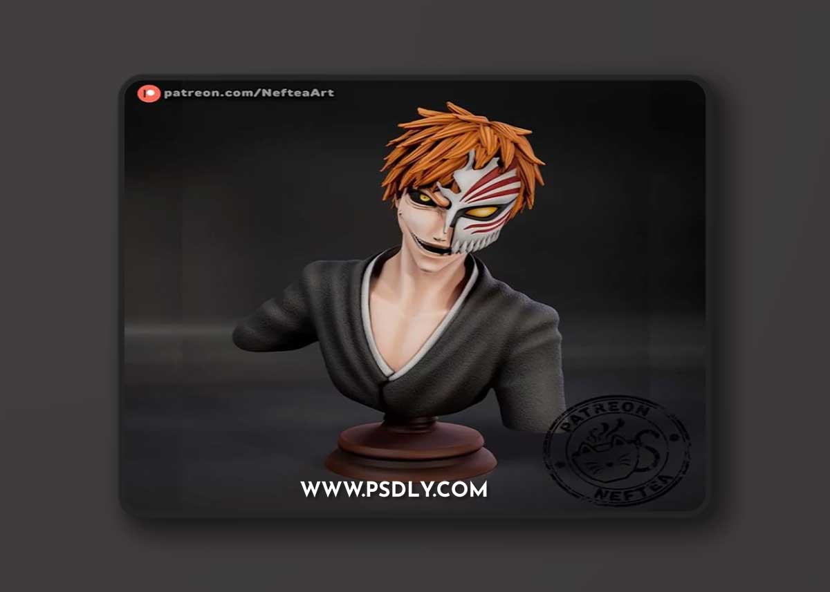 Ichigo Bust – 3D Print Model