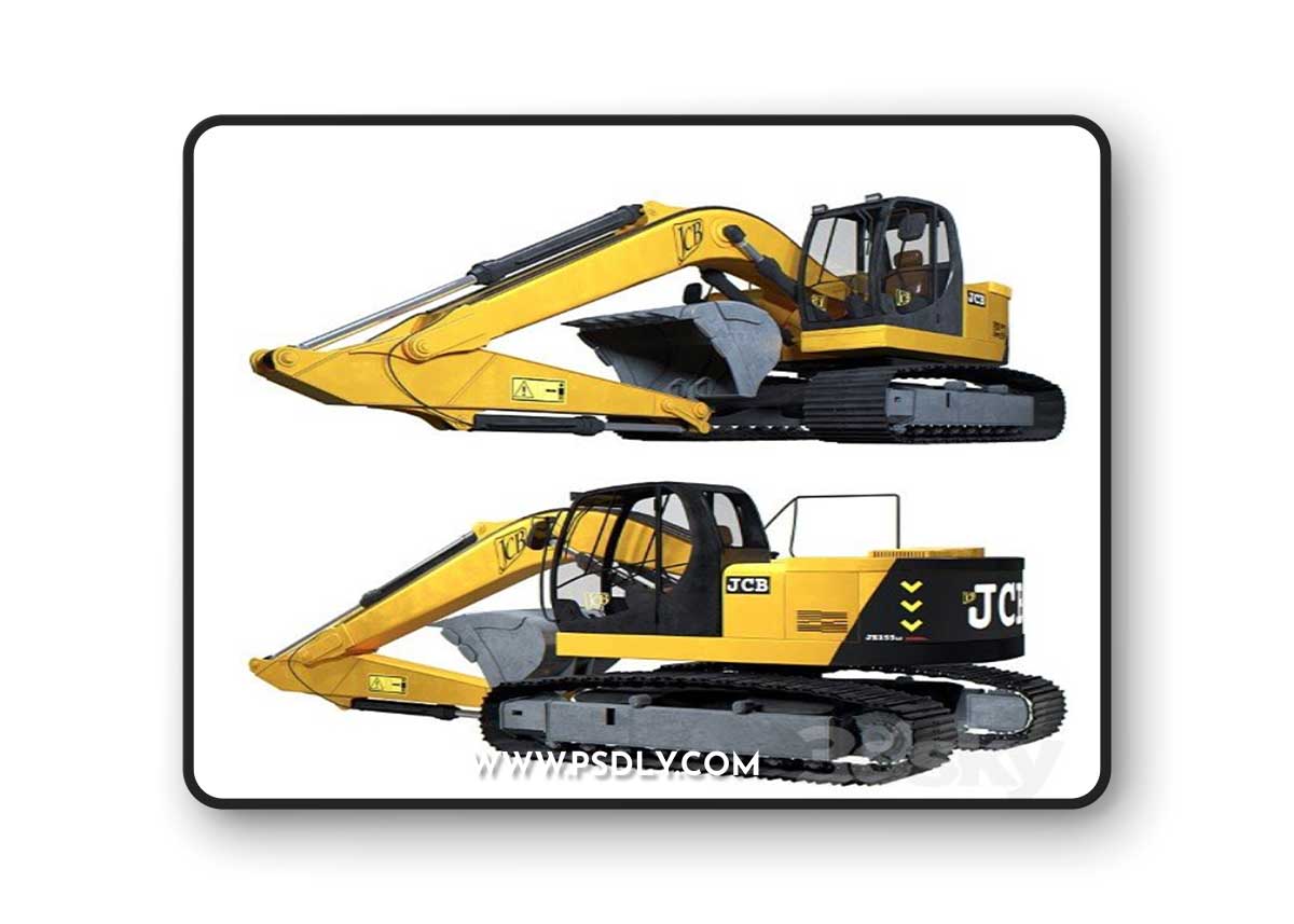 Jcb Excavator 3D Model