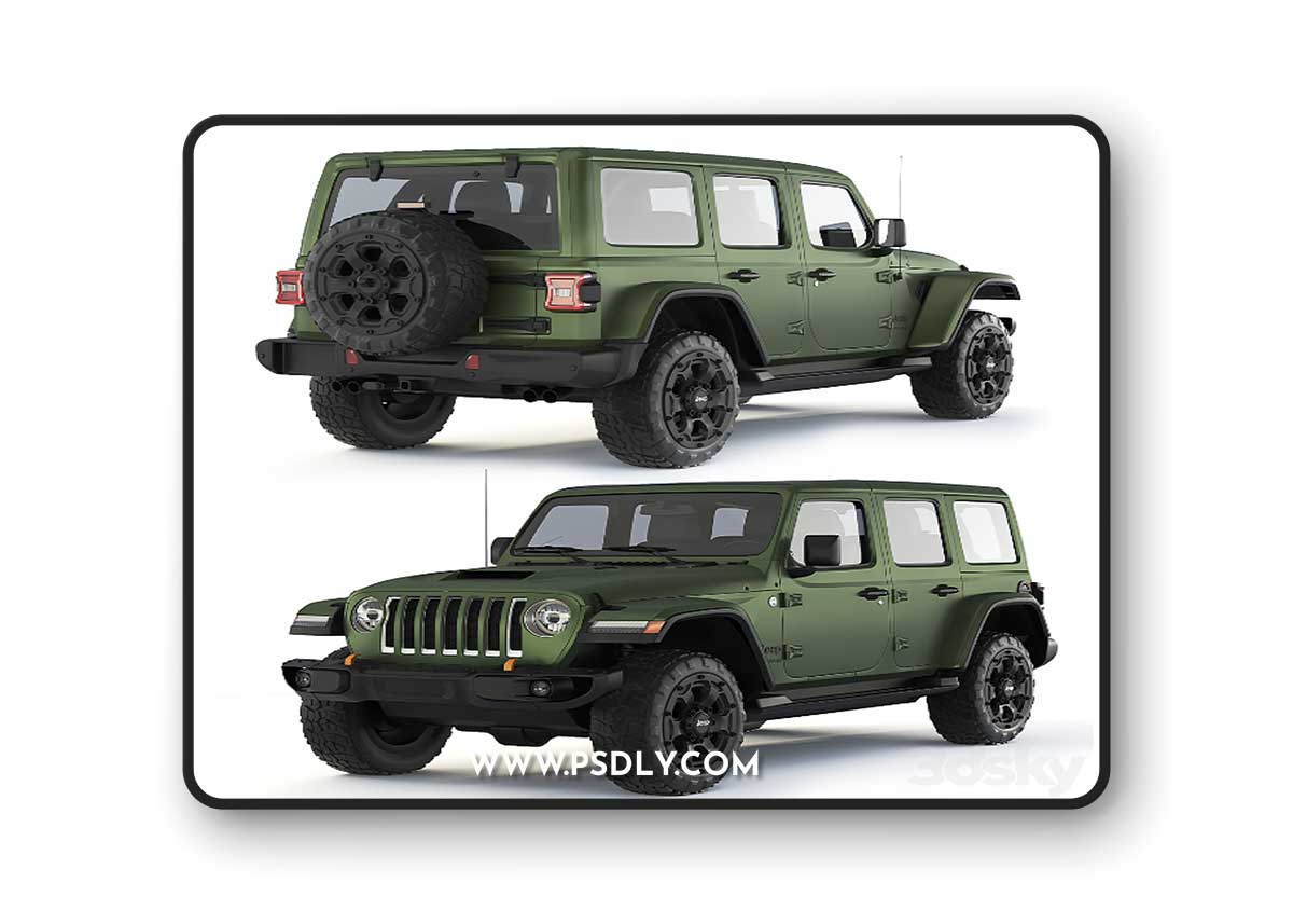 Jeep Wrangler 392 2022 3D Model
