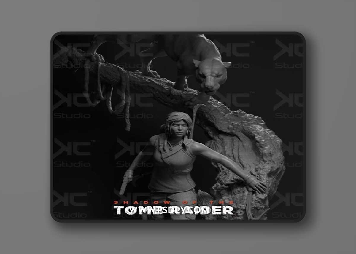 Kc Studio - Tomb Raider – 3D Print Model