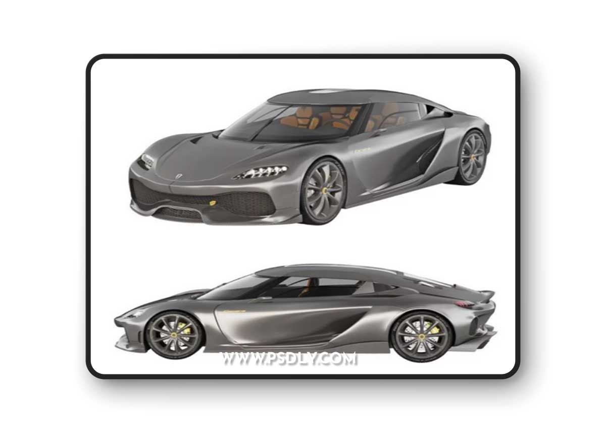 Koenigsegg Gemera 2021 3D Model