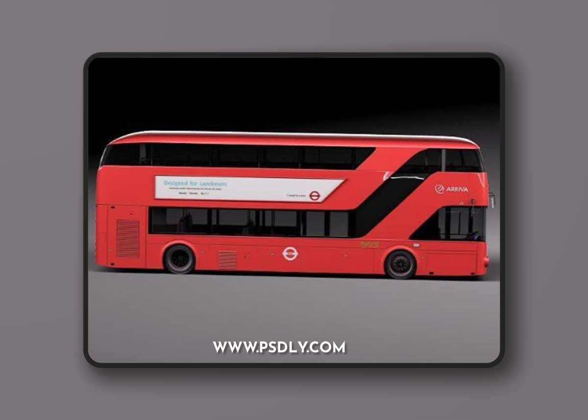 London Bus LT2 Arriva 3D Model