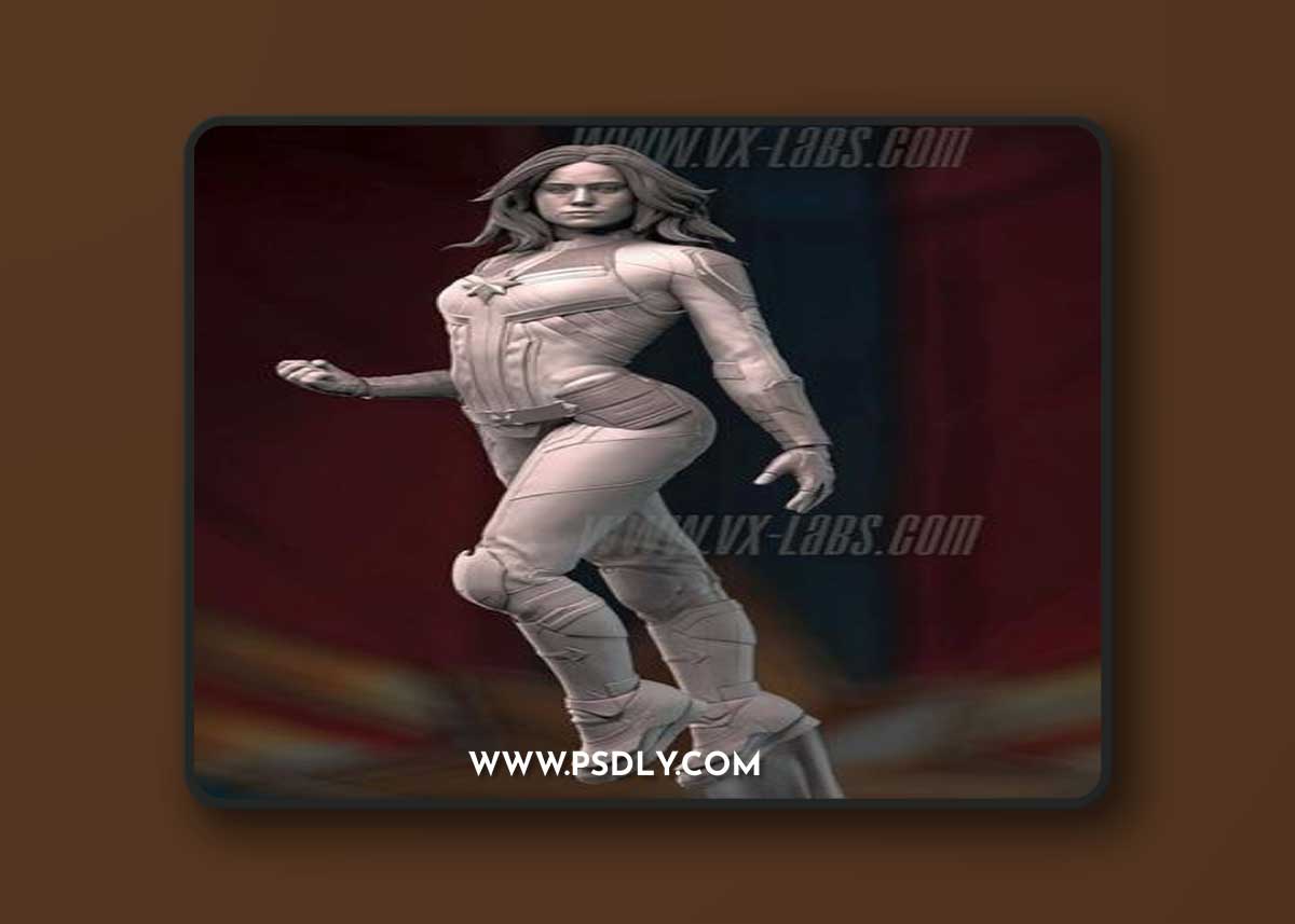 Megha L - Carol Danvers - Captain Marvel – 3D Print Model