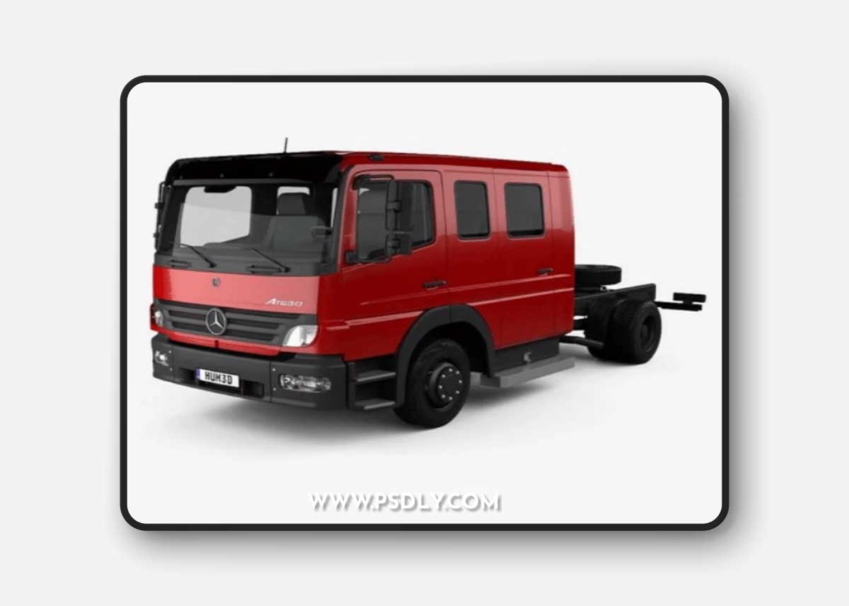 Mercedes-Benz Atego Crew Cab Chassis Truck 2004
