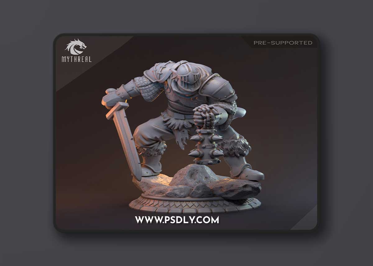 Mythreal Games - Sir Robert – 3D Print Model
