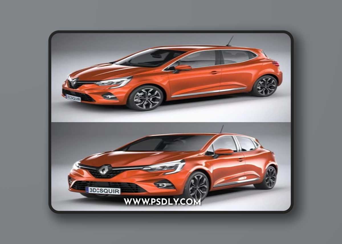 Renault Clio 2020 3D Model