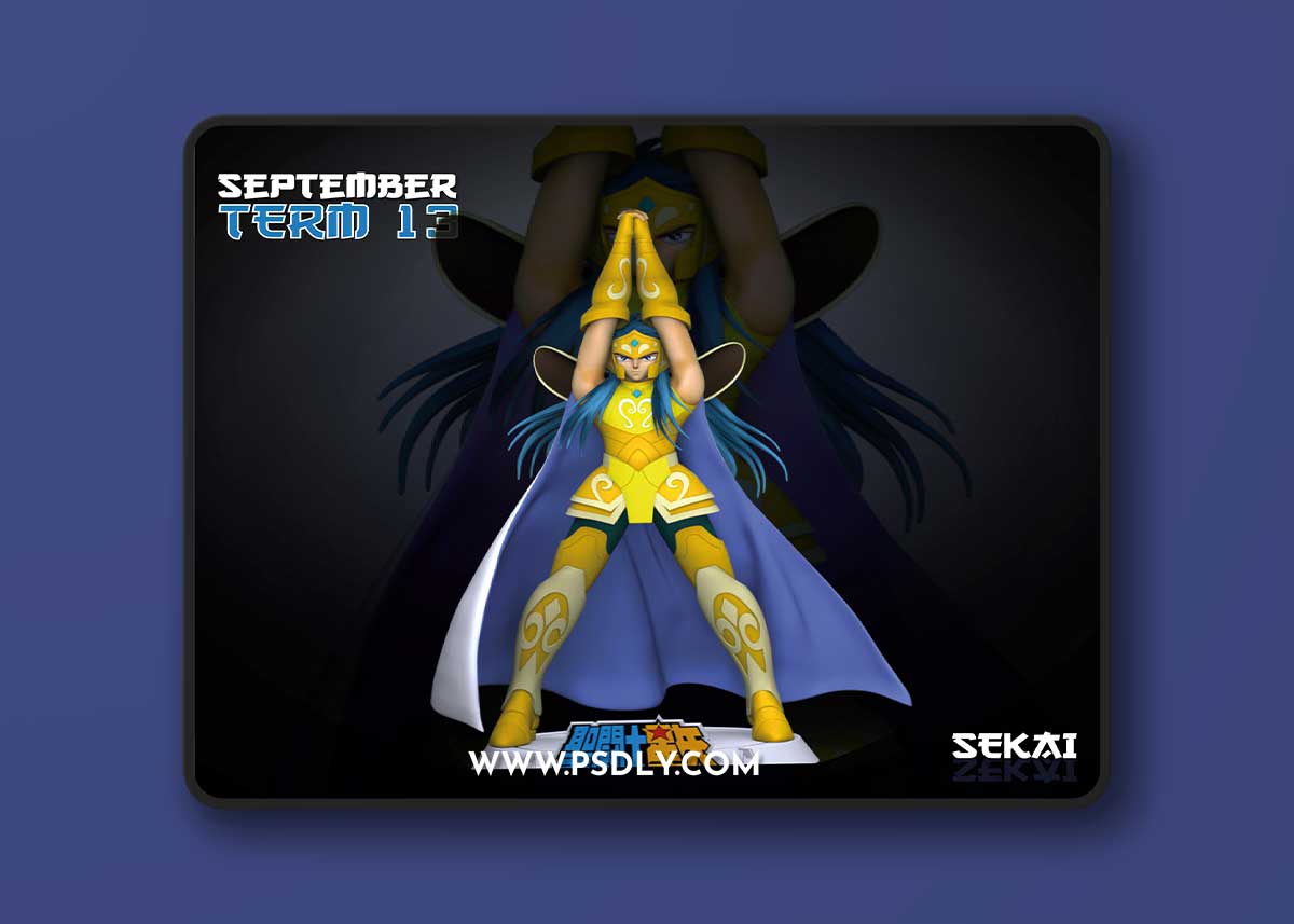 Sekai - Camus Sculpture and Bust – 3D Print Model