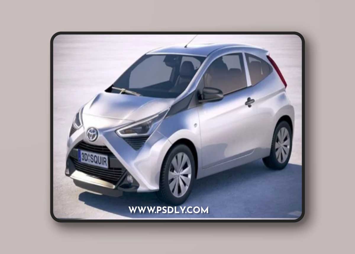 Toyota Aygo 3-Door 2019 3D Model