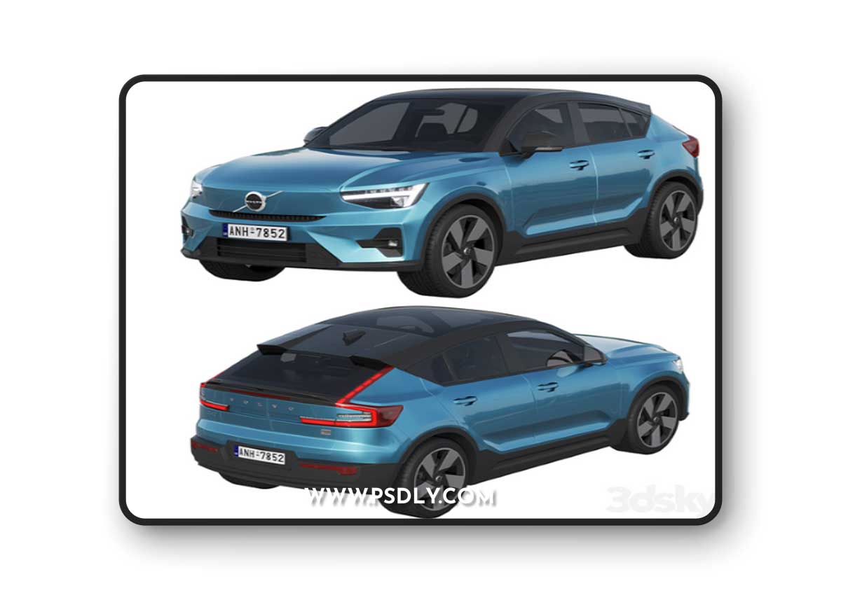 Volvo C40 Recharge 3D Model
